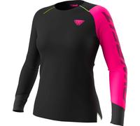 Dynafit - T-shirt traspirante a maniche lunghe - Dna Longsleeve W Pink Glo per Donne - Taglia XS - Rosa