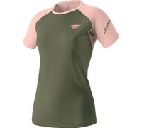 Dynafit - T-shirt traspirante- donna - Alpine Pro W S/S Tee Thyme per Donne in Pelle - Taglia L - Kaki Kaki L