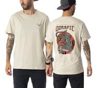 Dynafit - T-shirt urbana in cotone biologico - 24/7 Graphic T-Shirt M Overcast Trail Crew Leo per Uomo in Cotone - Taglia M - Beige