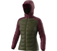 Dynafit Tigard Down W - giacca piumino - donna S Dark Green/Dark Red woman Re:down,Pfc-Free,Bluesign,Recycled Materials