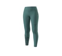 Dynafit Trail 7/8 W - pantaloni trail running - donna S Light Green/Black woman Polygiene,Recycled Polyester,Recycled Polyamide,Made In Eu