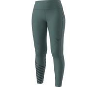 Dynafit Trail 7/8 W - pantaloni trail running - donna M Light Green/Black woman Polygiene,Recycled Polyester,Recycled Polyamide,Made In Eu
