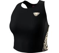 Dynafit - Top da corsa tecnica e traspirante senza maniche - Trail Crop Top W Black Out per Donne in Pelle - Taglia S - Nero