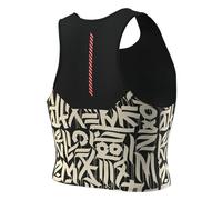 Dynafit Trail Crop W - top - donna Black/Dark White XL