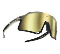 Dynafit Trail Evo Sunglasses, Occhiali da Sole Unisex-Adulto, Khaki/Black out Cat 3 (Multicolore), Taglia Unica