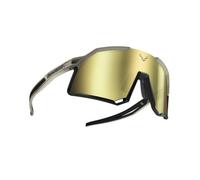Dynafit Trail Evo Sunglasses, Occhiali da Sole Unisex-Adulto, Khaki/Black out Cat 3 (Multicolore), Taglia Unica