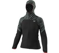 Dynafit Trail Wind W - giacca trail running - donna XL Black/Light Green/Red woman Bluesign,Pfc-Free