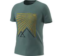 Dynafit Transalper Graphic S/S M - T-shirt - uomo M Green/Black/Dark Yellow man Polygiene,Recycled Polyester,Tencel/Lyocell