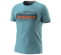 Maglietta funzionale da uomo Dynafit Transalper Graphic S/S Tee M Taglia: XL / Colore: blu/nero