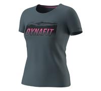 Dynafit Transalper Graphic S/S W - T-shirt - donna Blue/Black/Pink XL