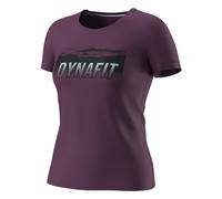 Dynafit Transalper Graphic S/S W - T-shirt - donna Dark Violet/Black/Blue XS