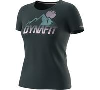 Dynafit Transalper Graphic S/S W - T-shirt - donna M Dark Blue woman Recycled Polyester,Tencel/Lyocell,Polygiene