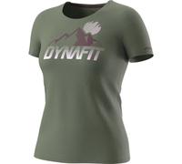 Dynafit Transalper Graphic S/S W - T-shirt - donna M Green woman Recycled Polyester,Tencel/Lyocell,Polygiene