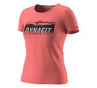 Dynafit Transalper Graphic S/S W - T-shirt - donna Red/Blue/Blue S