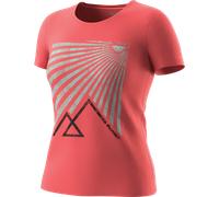 Dynafit Transalper Graphic S/S W - T-shirt - donna S Red/Green/Black woman Recycled Polyester,Tencel/Lyocell,Polygiene
