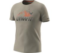 Dynafit Transalper Graphic S/S M - T-shirt - uomo 2XL Brown man Polygiene,Recycled Polyester,Tencel/Lyocell