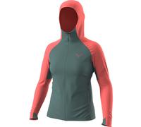 Dynafit Transalper Ptc Hooded W - felpa in pile - donna Green/Red S
