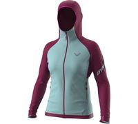Dynafit Transalper Ptc Hooded W - felpa in pile - donna XS Light Blue/Violet woman Made In Eu,Polartec Power Grid,Carvico,Recycled Materials,Polygiene,Bluesign
