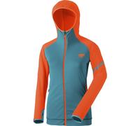 Dynafit Transalper Thermal - felpa in pile con cappuccio - donna Green/Orange I44 D38