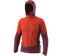 Dynafit Traverse Alpha Hooded M - giacca ibrida - uomo M Red/Dark Pink man Pfc-Free,Bluesign,Polygiene,Polartec Alpha
