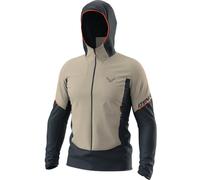 Dynafit Traverse Alpha Hooded M - giacca ibrida - uomo M Light Brown/Dark Blue/Red man Pfc-Free,Bluesign,Polygiene,Polartec Alpha