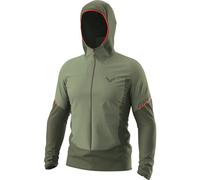 Dynafit Traverse Alpha Hooded M - giacca ibrida - uomo S Light Green/Green/Red man Pfc-Free,Bluesign,Polygiene,Polartec Alpha