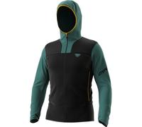 Dynafit Traverse Ptc Hooded M - felpa con cappuccio - uomo M Black/Green/Yellow man Bluesign,Pfc-Free,Polartec Power Grid