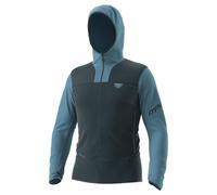 Dynafit Traverse Ptc Hooded M - felpa con cappuccio - uomo M Dark Blue/Light Blue man Bluesign,Pfc-Free,Polartec Power Grid