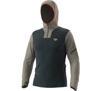Dynafit Traverse Ptc Hooded M - felpa con cappuccio - uomo S Dark Blue/Brown/Orange man Bluesign,Pfc-Free,Polartec Power Grid