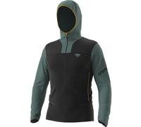 Dynafit Traverse Ptc Hooded M - felpa con cappuccio - uomo XL Black/Green/Yellow man Bluesign,Pfc-Free,Polartec Power Grid