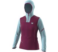 Dynafit Traverse Ptc Hooded W - felpa con cappuccio - donna M Violet/Light Blue woman Polartec Power Grid