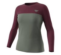 Dynafit Traverse S-Tech - maglia maniche lunghe - donna XS/S Green/Dark Red woman