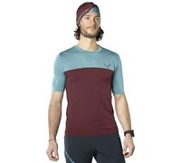 Dynafit Traverse S-Tech - maglia trail running - uomo XL/2XL Dark Red/Light Blue man