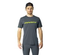 T-shirt Dynafit Traverse manica corta grigio giallo - S