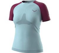 Dynafit Ultra 3 S-Tech S/S W- maglia trail running - donna XS/S Light Blue/Dark Pink woman