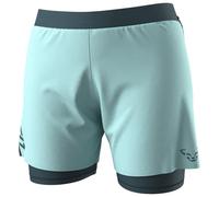 Dynafit - Women's Alpine Pro 2/1 Shorts - Pantaloncini da running XS turchese/blu