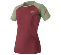Dynafit Alpine Pro - maglia trail running - donna I42 D36 Dark Red/Green woman Bluesign