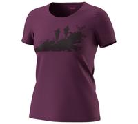 T-shirt Dynafit Graphic manica corta viola porpora donna - XS