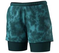 Dynafit - Women's Trail Reflective 2/1 Shorts - Pantaloncini da running L blu
