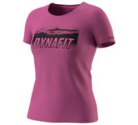 Dynafit Transalper Graphic S/S W - T-shirt - donna Dark Pink/Black/Pink L