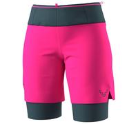 Dynafit - Short leggeri e traspiranti per trail running - Ultra 2/1 Shorts W Pink Glo per Donne in Silicone - Taglia L - Rosa
