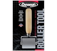 DYNAMAT, Dyna-Roller 10007, Strumento di installazione resistente professionale di materiali di isolamento acustico, con manico in legno e rullo in gomma, largo 5,1 cm, prodotto negli Stati Uniti