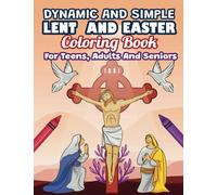 Dynamic and simple Lent and Easter Coloring book