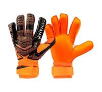 DYNAMIC ATHLETICS Guanti da portiere per bambini 8-12 - Guanti da portiere da calcio per bambini con protezione avanzata per le dita, presa migliorata, guanti da portiere da calcio per allenamento