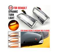 (Dynamic Crystal) Indicatore di direzione dinamico a LED con indicatore sequenziale per specchietto laterale per