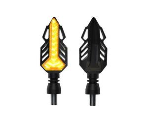 Dynamic Flowing 13 LED Frecce Indicatori 2PCS Giallo Per Bici