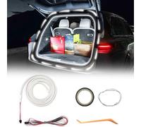 Dynamic Flowing Car Trunk Light Strip, Car Trunk LED Light Strip, Flexible LED Strip Car Trunk Light, Waterproof Cargo Ambient Lighting for SUV Vans (Flowing: white,2M)
