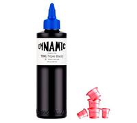 Dynamic Ink - Inchiostro per tatuaggio TBK Triple Black 240 ml - Inchiostro per tatuaggi nero originale, prodotto negli Stati Uniti
