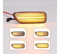 Dynamic LED Lato Indicatore Indicatori Luci Trasparente per Volvo S60 2001-2009