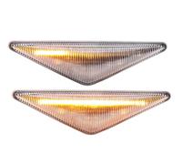 Dynamic LED Lato Indicatore Luci Trasparente Per Ford Mondeo MK3 2000-2007